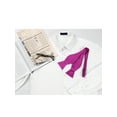 thumbnail image 5 of INSPIRE CHIC Men's Solid Color Self-tied for Formal Wedding Party Tuxedo Bow Ties Fuchsia One Size, 5 of 5