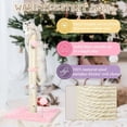 thumbnail image 5 of 32" Tall Cat Scratching Posts for Indoor Cats, 3-in-1 Cat Scratching Post with Plush Toys, Premium Sisal Post for Cats at All Ages with Reinforced Stable Base, Pink, 5 of 6