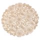 thumbnail image 1 of Elegantes centros de mesa para decoración de mesas de fiestas, bodas y cenas, tapetes florales con rosas huecas redondas doradas, 1 of 8