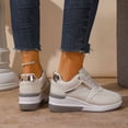 thumbnail image 5 of KANG Fashionable Sneakers With Lace Up Design And Platform For Comfortable Sporty Style Beige 37, 5 of 8