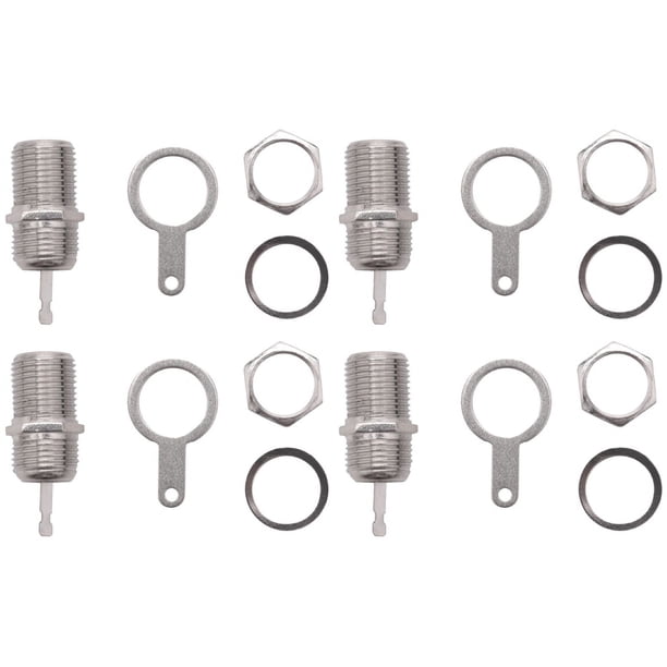 20Pzs Adaptador de Conector de Soldadura Clavija Hembra Enchufe Montado Panel de Tipo F
