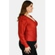 thumbnail image 2 of Blusa formal de satín Roman Fashion /Tallas Extras, 1789 (Ladrillo) naranja oscuro 42 Roman Fashion BL-GR-1789-LADRILLO, 2 of 6