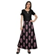 thumbnail image 2 of Moomaya Printed Rayon Skirt Wrap Style Plus Size Skirt Summer Wear Clothing, 2 of 6