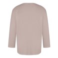 thumbnail image 3 of Kaemgyyd Mens Shirts Soft Comfy Crew Neck 3/4 Sleeve Workout Athletic Tops Valentine's Day Shirts for Men Big and Tall, 3 of 3