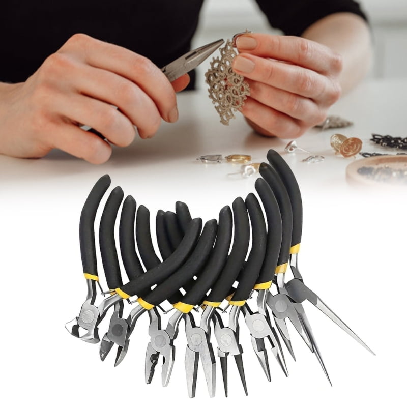 Practical Jewelry Tool Set with Pliers for Customes Jewelry and Repairs