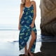 thumbnail image 3 of Vestido de playa delgado con estampado sin mangas de cintura media con tirantes a la moda de verano para mujer Fridja  hjkh3220, 3 of 4