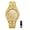 Gold, variant on Men's Women's Rhinestone Octagonal Watch: Luxury Roman Numeral Quartz Analog Watches for Women Men Wrist Watch Business Casual Dress Watch Iced Out Watch
