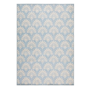 Tapis extérieur Palmier éventail bleu 213 cm x 305 cm Better Homes & Gardens