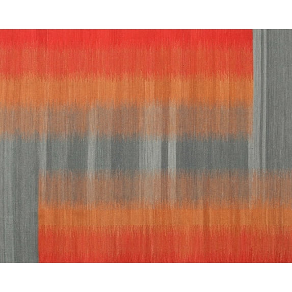 Ahgly Company Machine Washable Indoor Rectangle Contemporary Dark Almond Brown Area Rugs, 8' x 12'