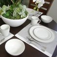 thumbnail image 5 of Gibson Palladine 16 Piece Dinnerware Double Platinum Banded Set, 5 of 5