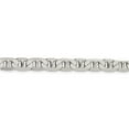 thumbnail image 2 of Auriga 925 Sterling Silver 7mm Flat Anchor Chain Bracelet 7inch for Women, 2 of 6