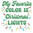 thumbnail image 2 of Men's Lost Gods My Favorite Color Is Christmas Lights  Graphic Tee White Large, 2 of 5