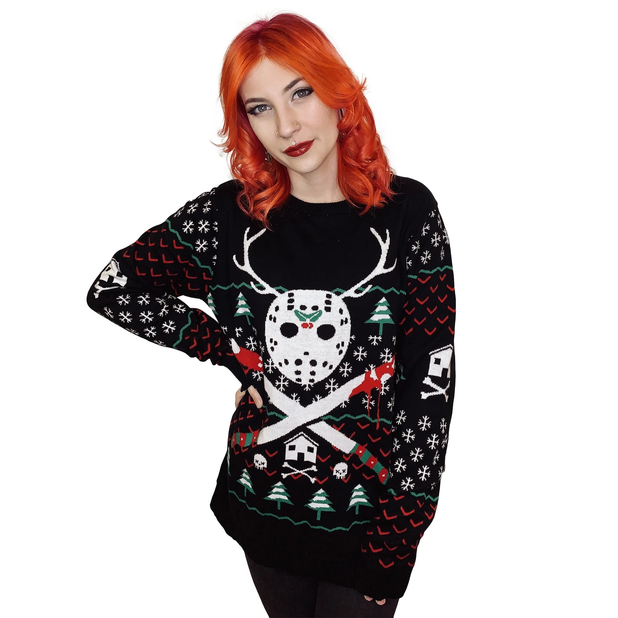 horror ugly christmas sweater