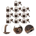 thumbnail image 3 of 10Pcs Mini Multifunctional Padlock Luggage Hanging Locks Retro Suitcase Locks, 3 of 9