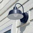 thumbnail image 4 of Design House Mason Industrial Barn Indoor/Outdoor Wall Mount Light with Metal Shade, Navy Blue, 4 of 23