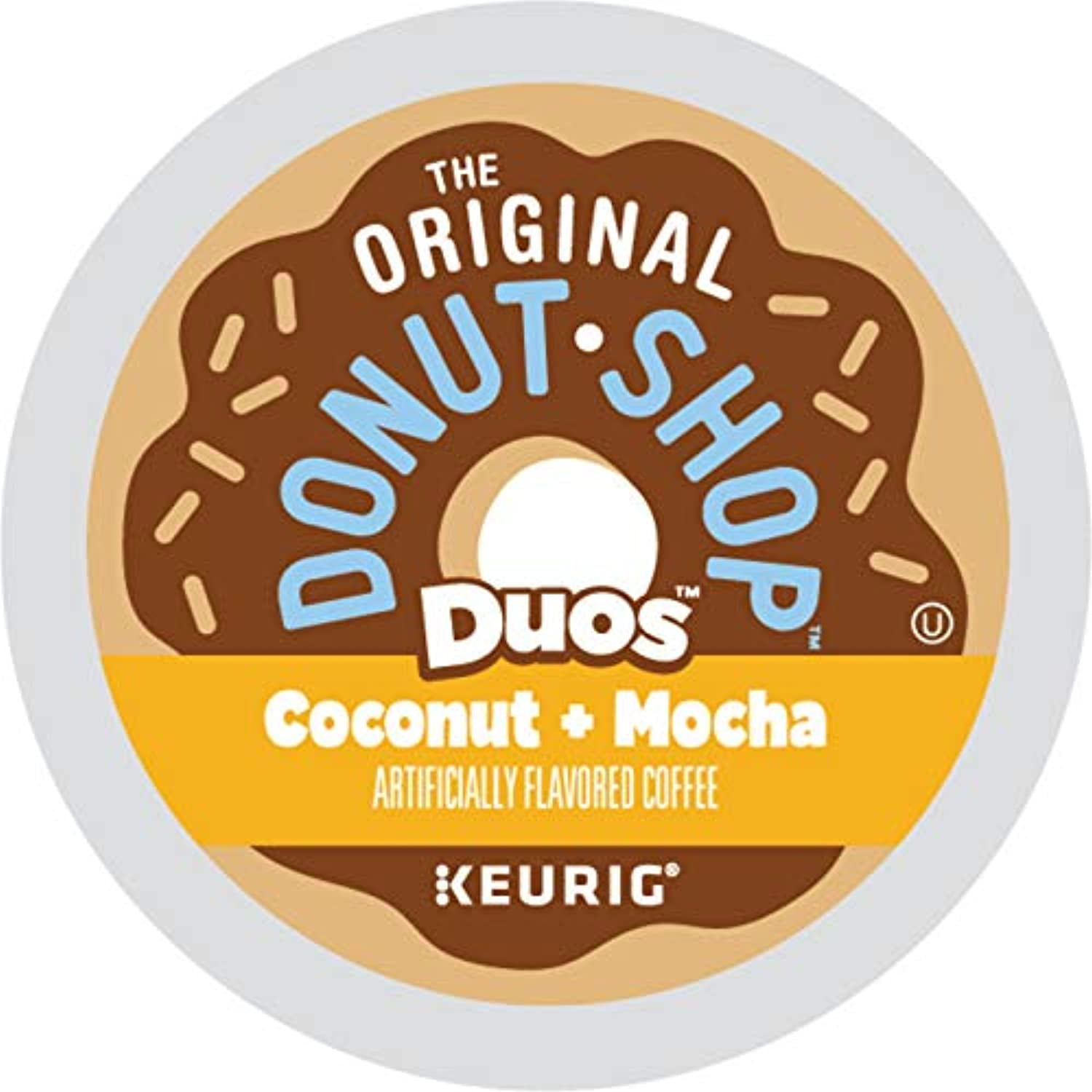 The Original Donut Shop Coconut Mocha, Single-Serve Keurig K-Cup Pods, Flavored Medium Roast Coffee, 72 Count