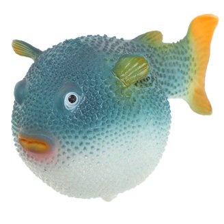 baseball fish tank accessories Penn-Plax RR3061 Aerating Bubbling Aquarium Baseball Player Ornament  Decorations, Multi Color