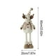 thumbnail image 3 of Adornos navideños, regalos de Navidad, muñeco de nieve gris elástico de Papá Noel, muñeco de nieve, reno de peluche, juguete de punto, regalo de Navidad, juguete de peluche, 3 of 5