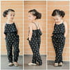 Kids Girls Love Heart Straps Rompers Jumpsuits Piece Pants Clothing 6T