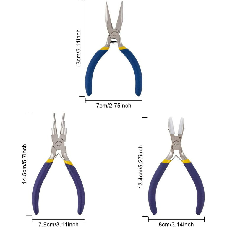6-1/2 Inch Chain Nose Pliers: Jewelry Making Supplies