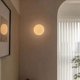 thumbnail image 3 of 2X Lámpara de Pared de Vidrio con Bola de Cristal - Aplique LED para Dormitorio, Mesita de Noche y Sala de Estar, Diámetro 12 cm, 3 of 5