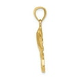 thumbnail image 2 of Real 14kt Yellow Gold Stingray Pendant; for Adults and Teens; for Women and Men, 2 of 3