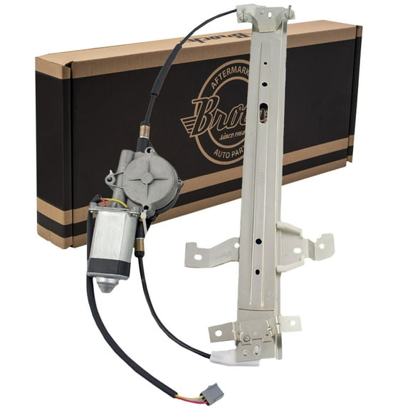 Brock Window Regulator w/ Motor for 1990-1993 Town Car Front Right FO1351126
