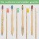 thumbnail image 3 of 40 Pieces Bamboo Toothbrushes Charcoal Toothbrush Biodegradable Toothbrush Natural Bamboo Toothbrushes With Bp, 3 of 3