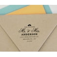 thumbnail image 4 of Printtoo Personalized Black Self Inking Future Address Heavy Duty Stamp Custom Rubber Stamper-45 mm, 4 of 6