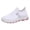 White, variant on Rokment Orthopedic Slip on Walking Shoes for Women Lightweight Comfortable Arch Support Platform Wedge Low Heel Athletic Running Tennis Nursing Sneakers Black Size 6