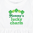 thumbnail image 4 of Inktastic Mommys Lucky Charm St Patricks Day Girls Baby Dress, 4 of 5