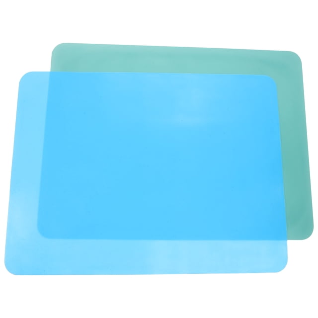 KAKOWELY silicone crafts mat 2pcs Crystal Epoxy Silicone Pad DIY Hand Crafts Making Table Silicone Pad for Home Silicone Mat Crystal Crafts Silicone Mat