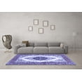 thumbnail image 3 of Ahgly Company Indoor Rectangle Persian Blue Traditional Area Rugs, 7' x 9', 3 of 4