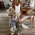 thumbnail image 3 of Easter Bunnies Rabbits Sleeveless Dress for Women Clothing Female Women's Summer Skirt, 3 of 7