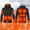 11 Heating Zones#01-Black, variant on MIDCKE Electric Heated Jacket Adjustable Temp 9 Heating Zones USB Heated Coat Winter Hooded Jacket Men Women