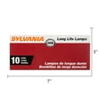 SYLVANIA 3157NA/4157NA Long Life Miniature Bulb, (Pack of 10)
