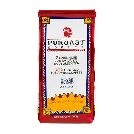 Puroast Gound Coffee House Blend, 12.0 OZ