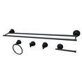 thumbnail image 1 of 5 Piece Concord Bathroom Accessory Set, Matte Black, 1 of 1