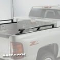 thumbnail image 2 of Back Rack 65519TB Bed Side Rail  Stake Pocket Mount; Powder Coated; Black; Steel; Without Tie Down; Compatible with Tool Box, 2 of 3