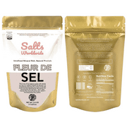 Authentic Fleur de Sel Pure & Natural Sea Salt Imported From France .5KG | Premium Artisan Sea Salt | Best Salt Money Can Buy