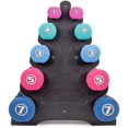 thumbnail image 1 of Dumbbell Rack Stand, Triangle And Big Leaf 5-tier Dumbbell Storage Weight Rack Multilevel Hand Weight Tower Stand For Home Gym Workout Office Fitness, 1 of 5