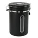thumbnail image 2 of Bote de café 1800 ml Daixiaolindai Acero inoxidable 304 Ventilación unidireccional Negro mate, 2 of 10
