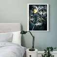 thumbnail image 4 of Wdftyju Lobo nocturno DIY taladro redondo diamante pintura bordado Kits costura conjunto punto de cruz mosaico arte artesanía decoración del hogar regalo Wdftyju 2lt1el7su7cl1me1, 4 of 8