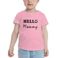 thumbnail image 2 of Hello Mommy Cute Toddler T Shirts for Boys Girls (Pink, 2T), 2 of 5