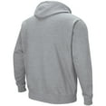 thumbnail image 3 of Men's Colosseum Heather Gray DePaul Blue Demons Arch & Logo 3.0 Pullover Hoodie, 3 of 3