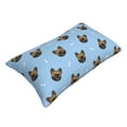 thumbnail image 3 of Kll French Bulldog Face Pillow Covers Envelope Closure,Super Soft And Cozy Fuzzy Fleece Pillow Case Cover 20"X30", 3 of 9