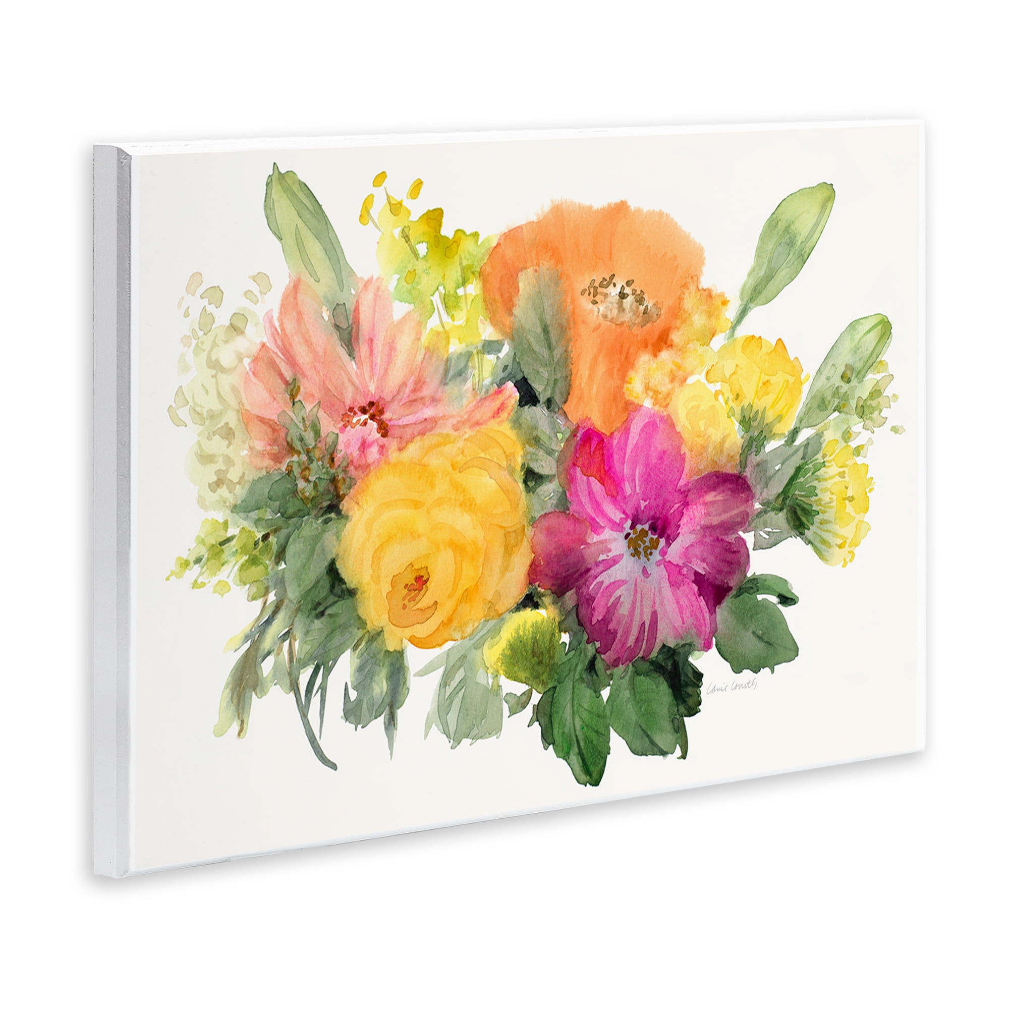 Stupell Industries Bold Bouquet Beauty Botanical & Floral Painting Unframed Art Print Wall Art, 19 x 13