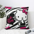 thumbnail image 6 of Hello Kitty Pillow Cover, Square Throw Pillow Cases For Couch Sofa Bed Living Room,Home Decorative, 18"X18", 6 of 9