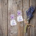 thumbnail image 3 of 12 bolsitas de lavanda con estampado floral, bolsitas aromáticas vacías para relajarse y dormir (Nuevo color lila claro)., 3 of 7