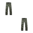 thumbnail image 1 of Pantalones de verano 2 en 1 Sonducket para hombre con bolsillos laterales Senderismo Viajar Camping desmontables Verde XXXL 2piezas, 1 of 4